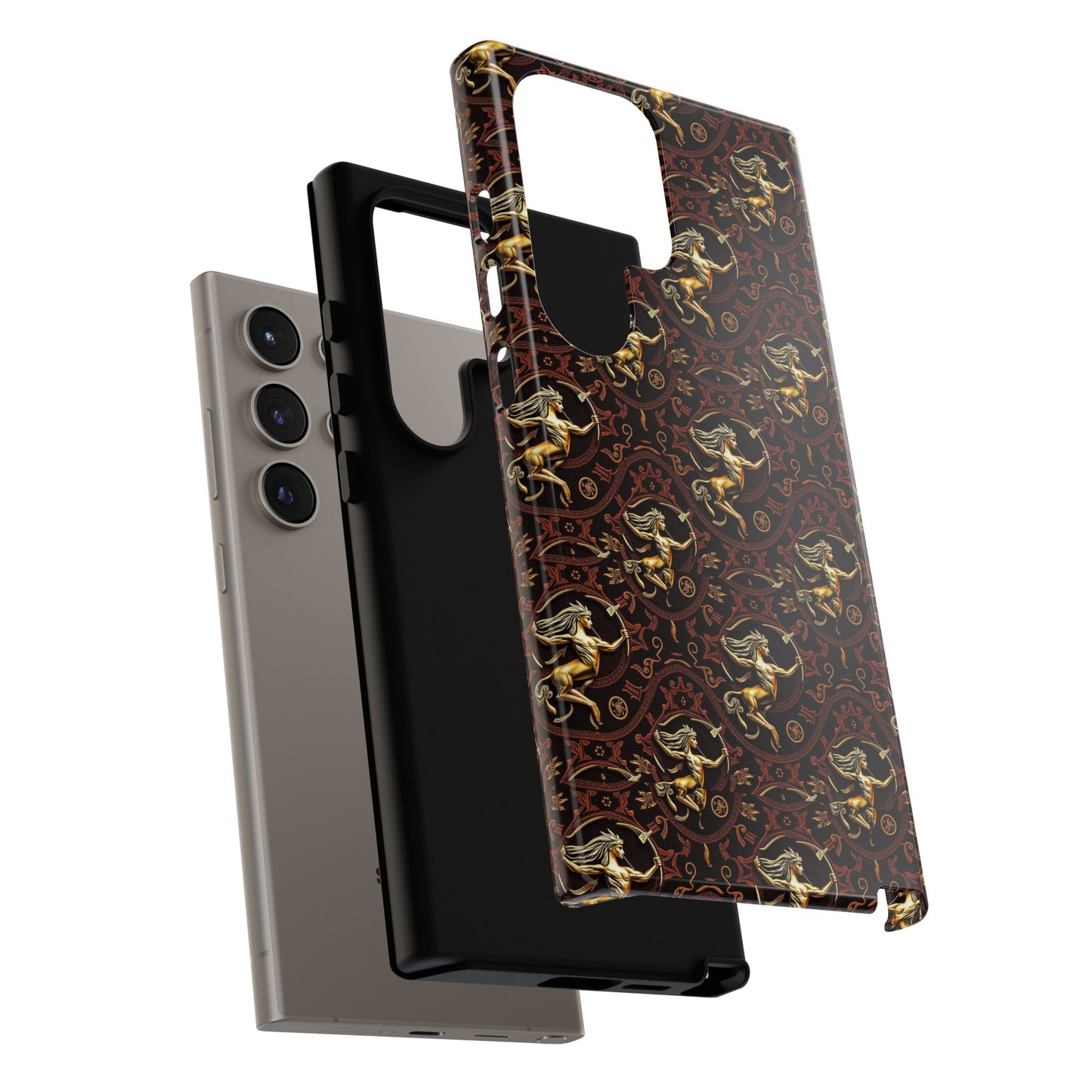 Tough Cases, Sagittarius, Zodiac, Metal Pattern