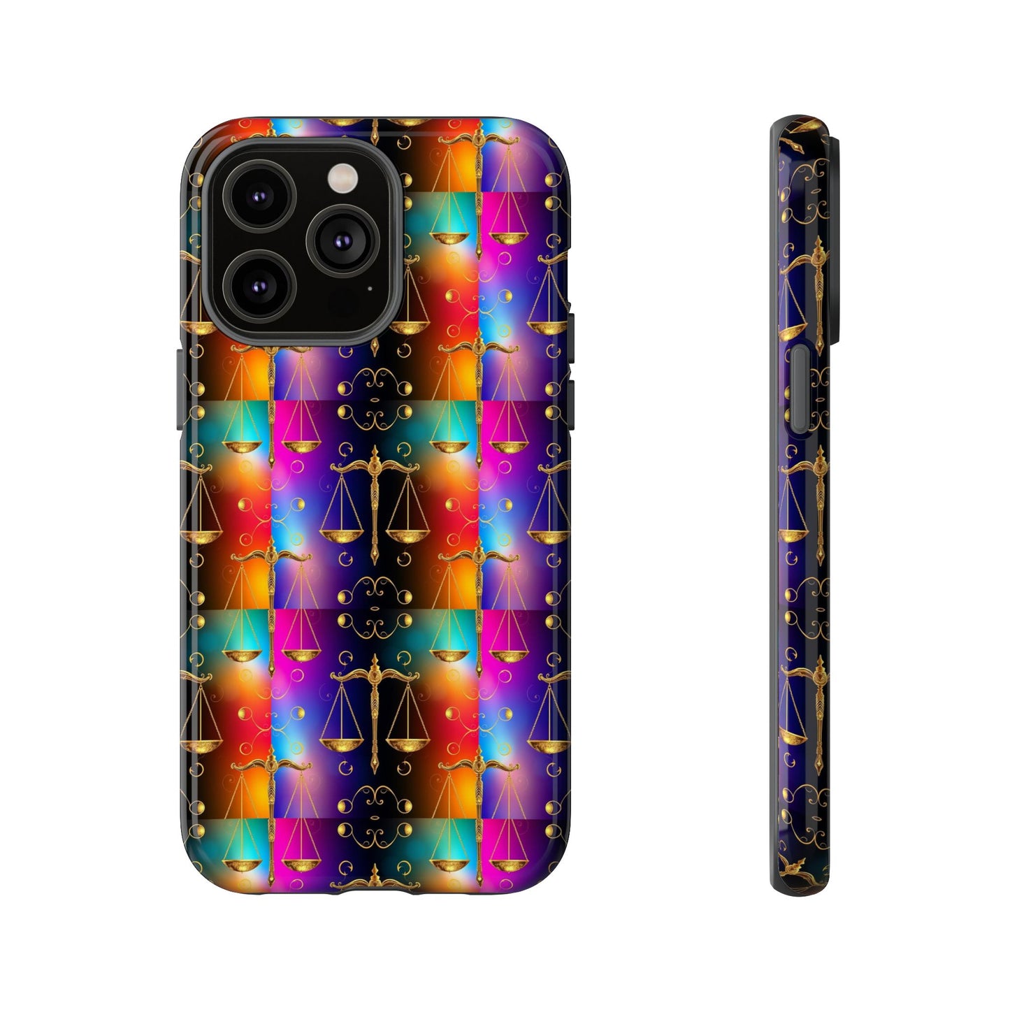 Tough Cases, Libra, Zodiac v1, Metal Pattern