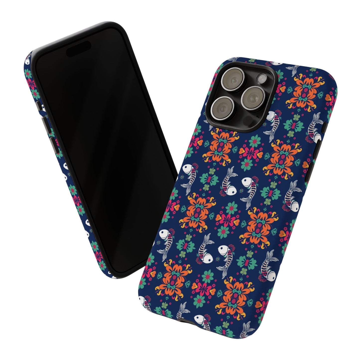 Tough Cases, Pisces, Zodiac, Flower Pattern
