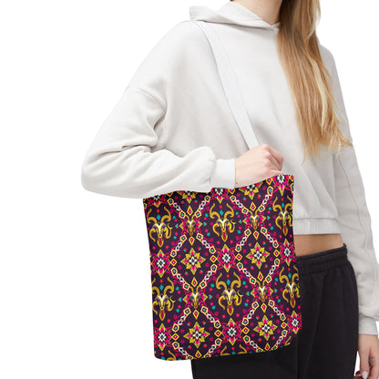 Tote Bag (AOP), Capricorn, Zodiac, Jewel Pattern