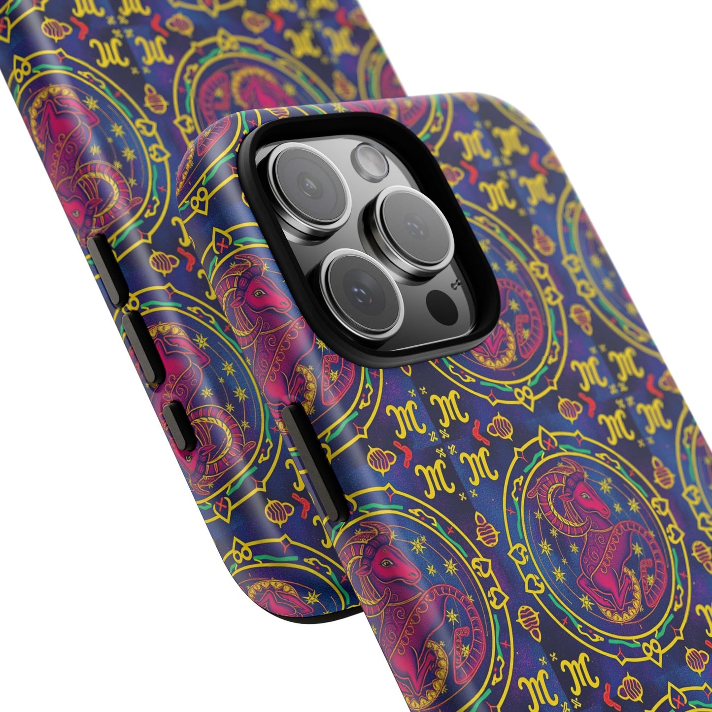 Tough Cases, Capricorn, Zodiac, Metal Pattern