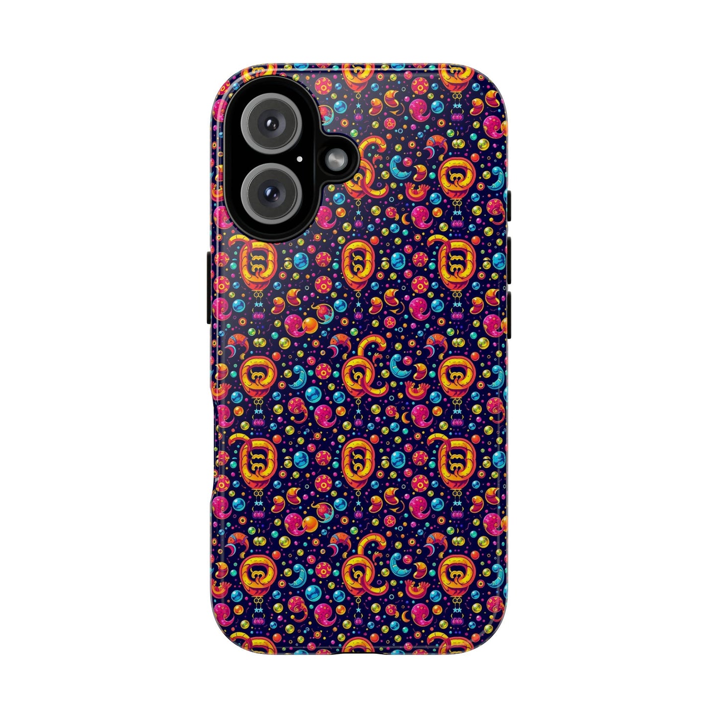 Tough Cases, Aquarius, Zodiac v1, Bubble Pattern