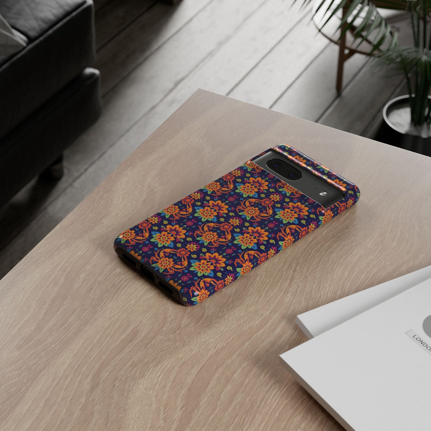 Tough Cases, Cancer, Zodiac, Flower Pattern