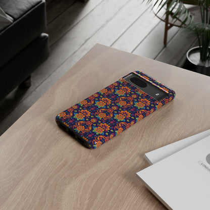 Tough Cases, Cancer, Zodiac, Flower Pattern