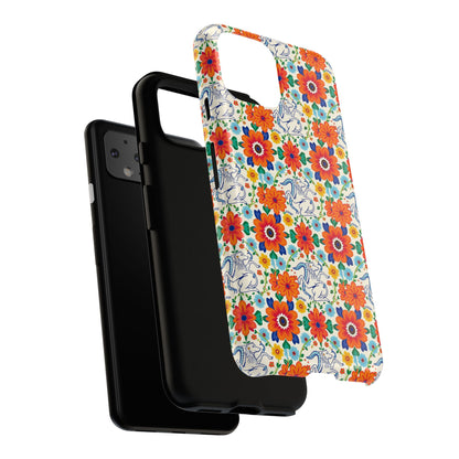 Tough Cases, Virgo, Zodiac v4, Flower Pattern