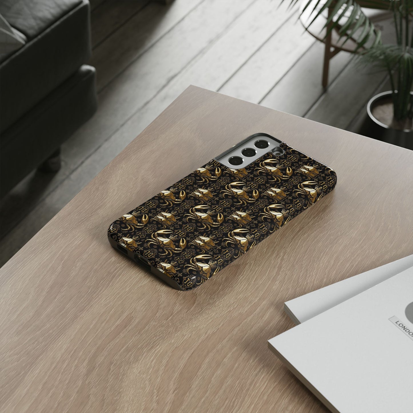 Tough Cases, Cancer, Zodiac, Metal Pattern
