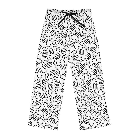 Women's Zodiac Pajama Pants (AOP) Virgo Zodiac Sign
