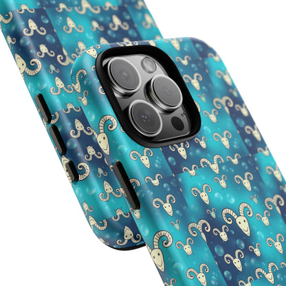 Tough Cases, Aries, Zodiac v1, Bubble Pattern