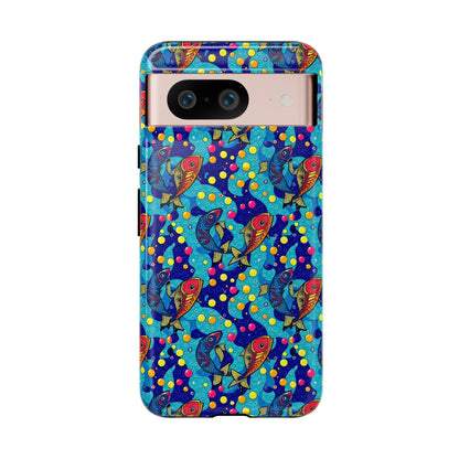 Tough Cases, Pisces, Zodiac v2, Bubble Pattern