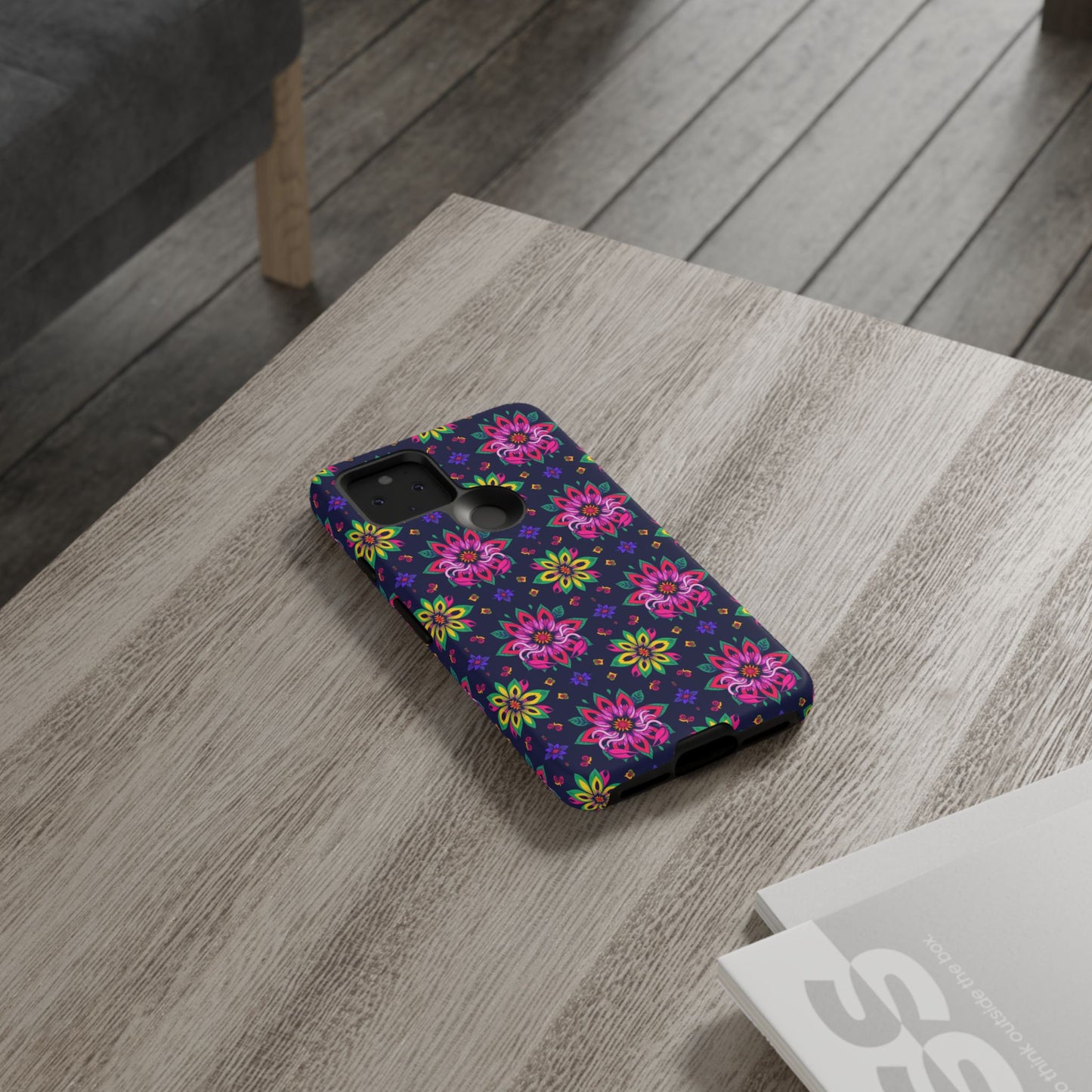 Tough Cases, Scorpio, Zodiac v4, Flower Pattern