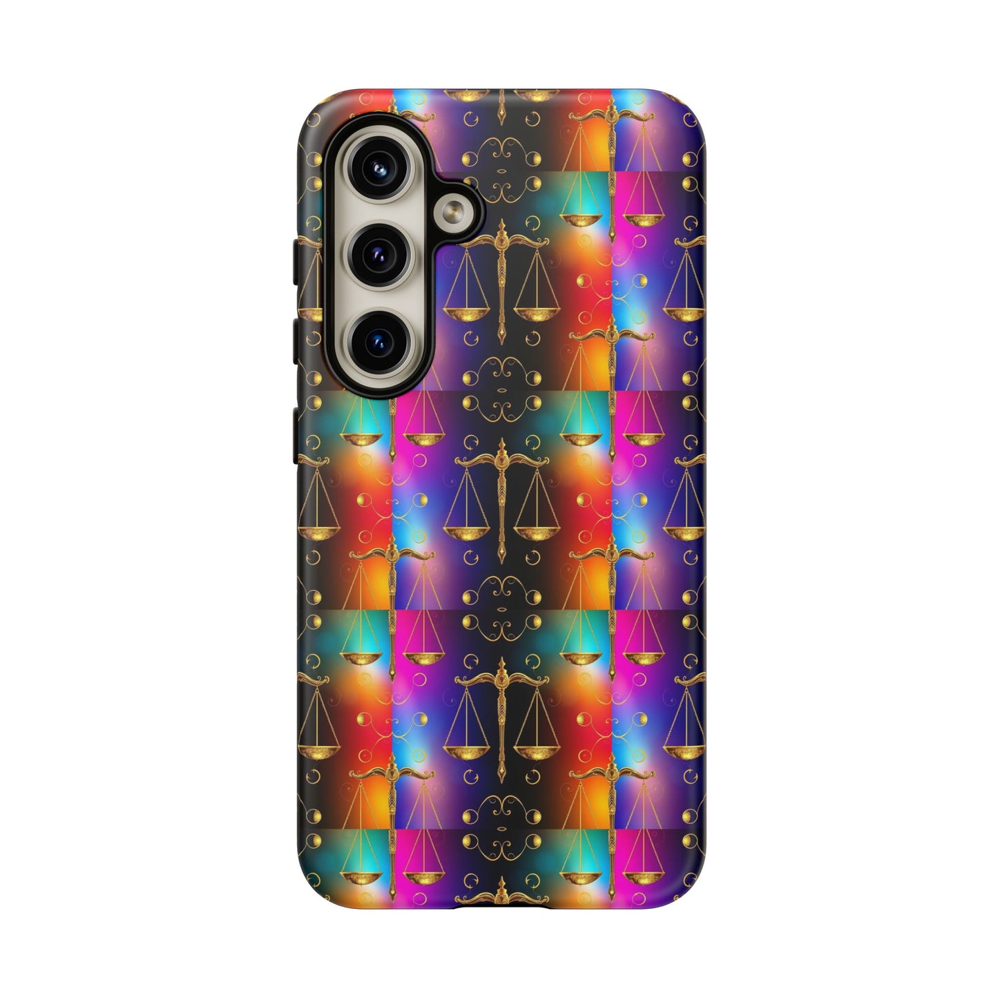 Tough Cases, Libra, Zodiac v1, Metal Pattern