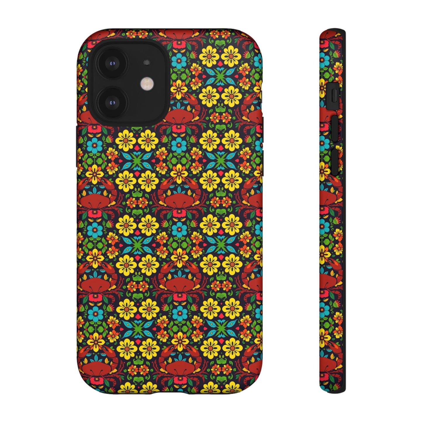 Tough Cases, Cancer, Zodiac v2, Flower Pattern