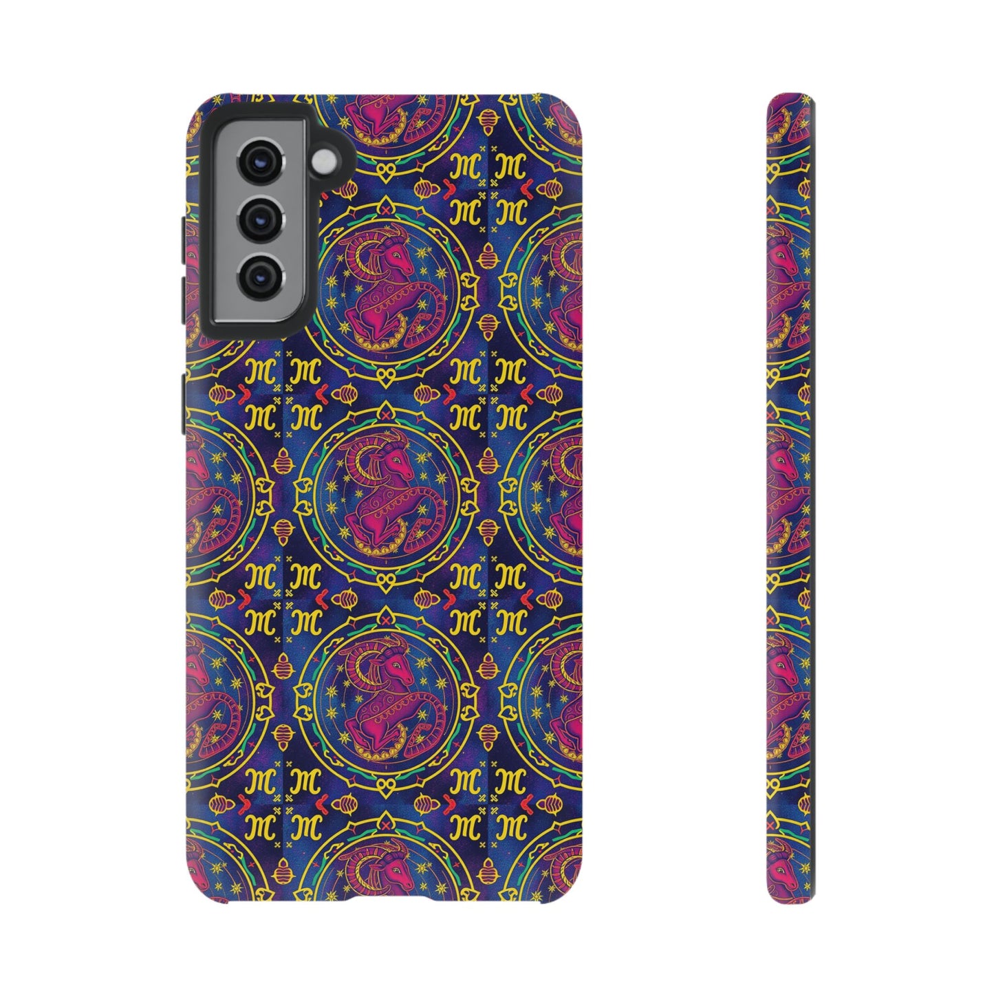 Tough Cases, Capricorn, Zodiac, Metal Pattern