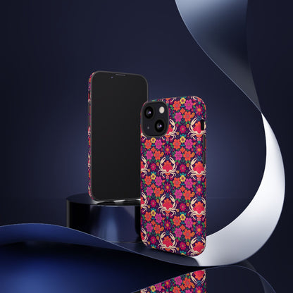 Tough Cases, Cancer, Zodiac v1, Flower Pattern