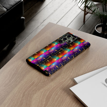 Tough Cases, Libra, Zodiac v1, Metal Pattern