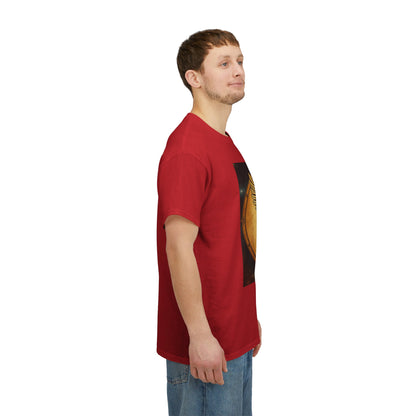 Unisex Heavy Cotton T-Shirt, Angel Twin, Gemini Zodiac Design