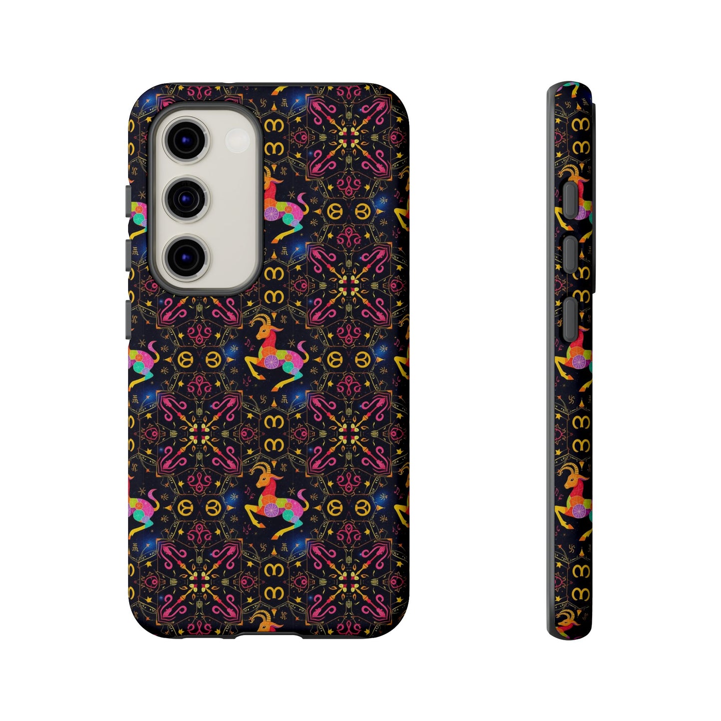 Tough Cases, Capricorn, Zodiac v2, Metal Pattern