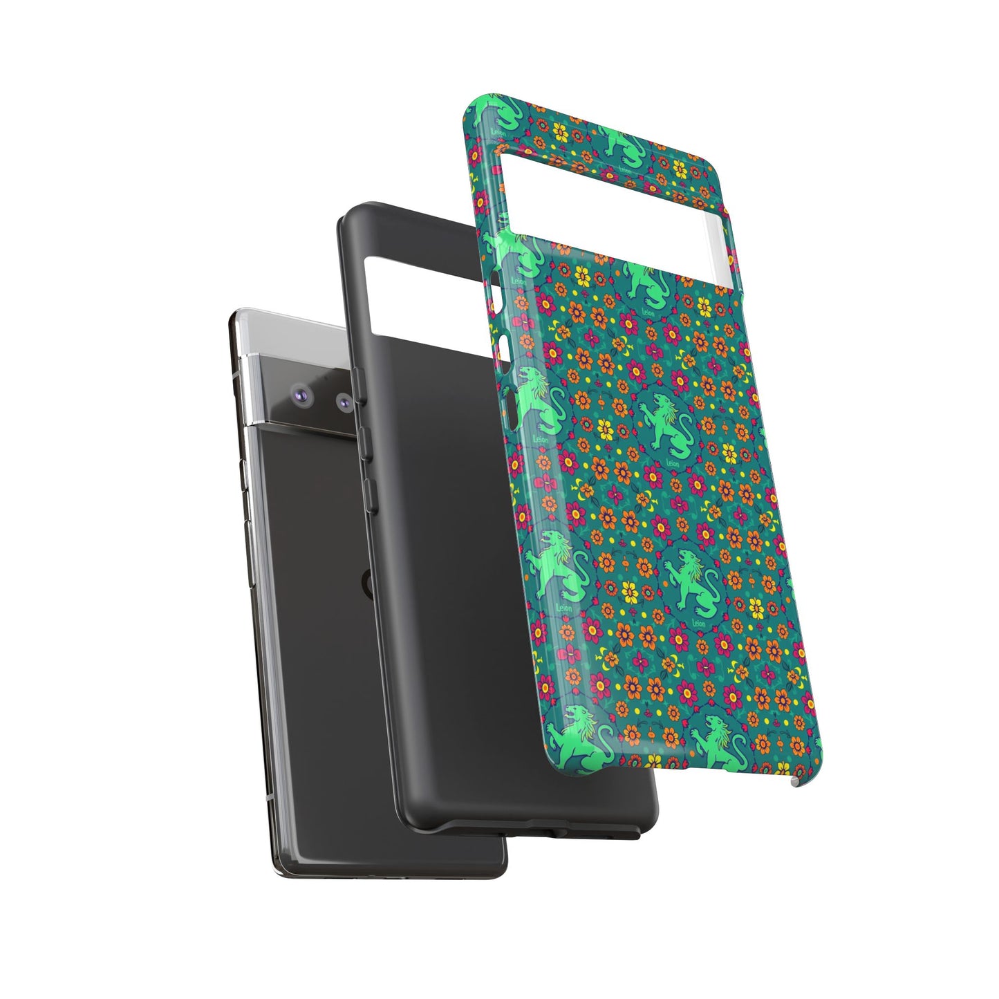 Tough Cases, Leo, Zodiac v3, Flower Pattern