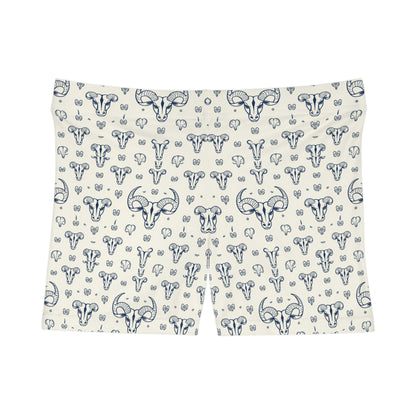 Women's Shorts, AOP, Taurus, Zodiac v1, Pattern