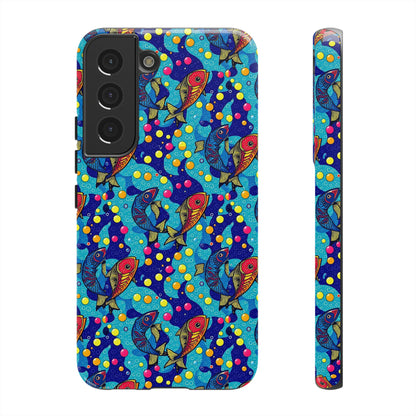 Tough Cases, Pisces, Zodiac v2, Bubble Pattern