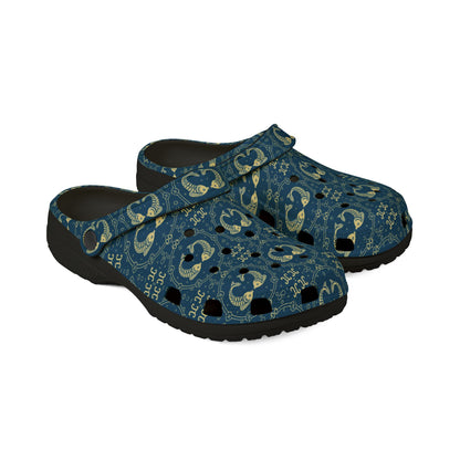 EVA Foam Rubber Shoes, (AOP), Pisces, Zodiac v4, Pattern