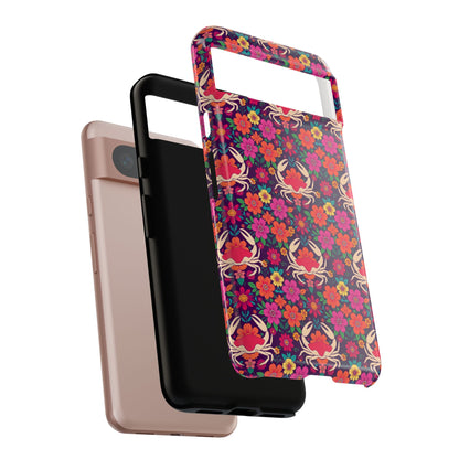 Tough Cases, Cancer, Zodiac v1, Flower Pattern