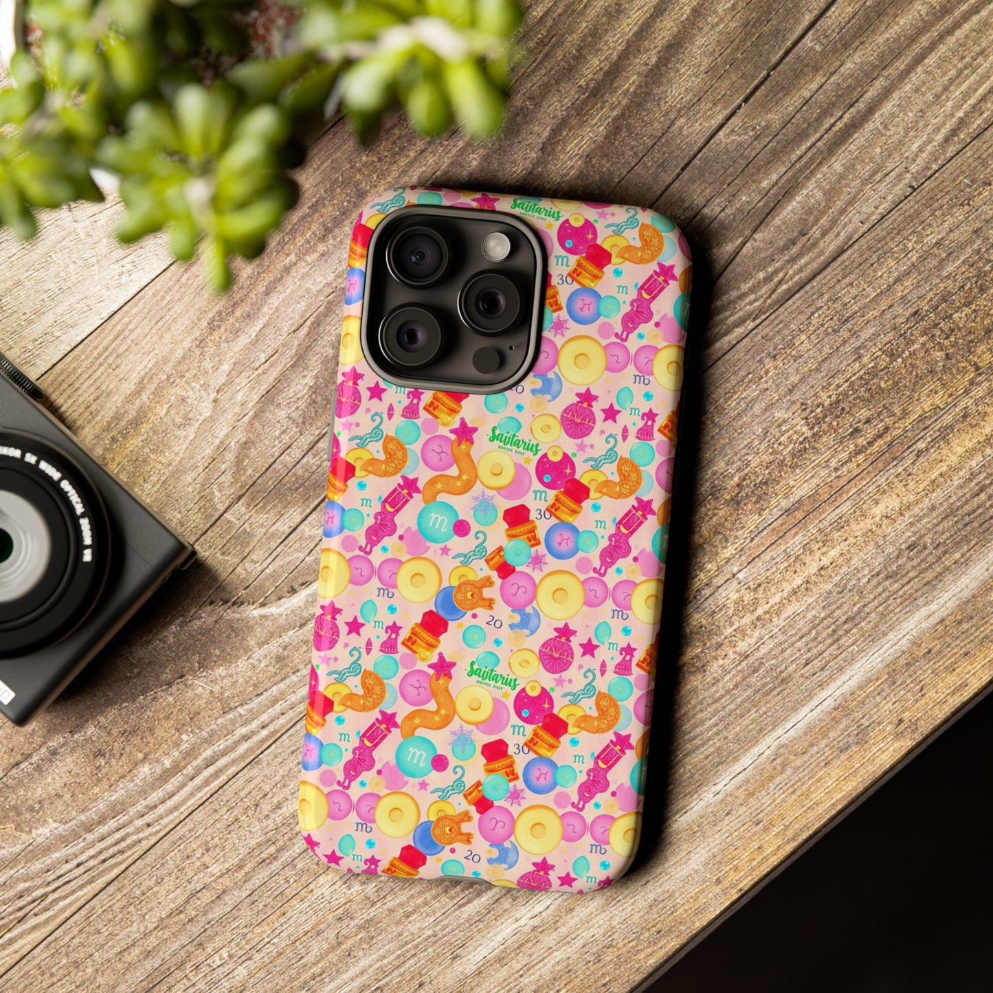 Tough Cases, Sagittarius, Zodiac v2, Bubble Pattern