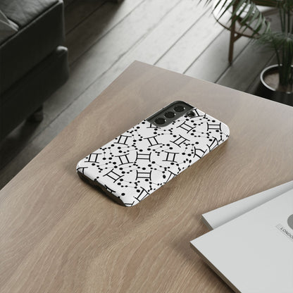 Tough Cases with the Gemini Zodiac sign for iPhone, Samsung Galaxy, and Google Pixel devices