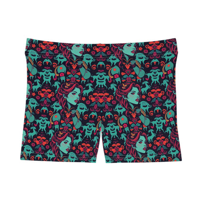 Women's Shorts, (AOP), Virgo, Zodiac, Sexy Pattern