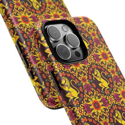 Tough Cases, Virgo, Zodiac v1, Flower Pattern