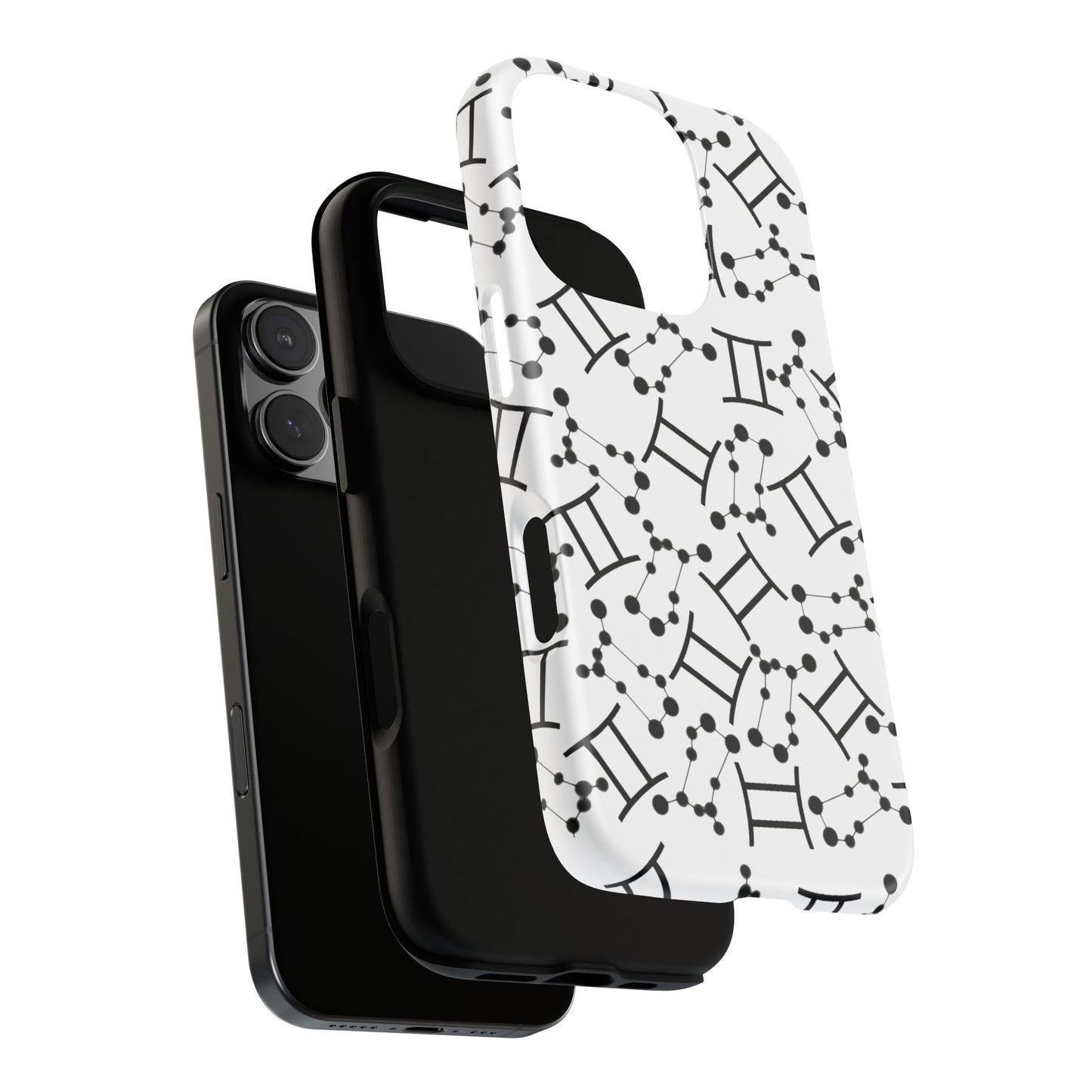 Tough Cases with the Gemini Zodiac sign for iPhone, Samsung Galaxy, and Google Pixel devices