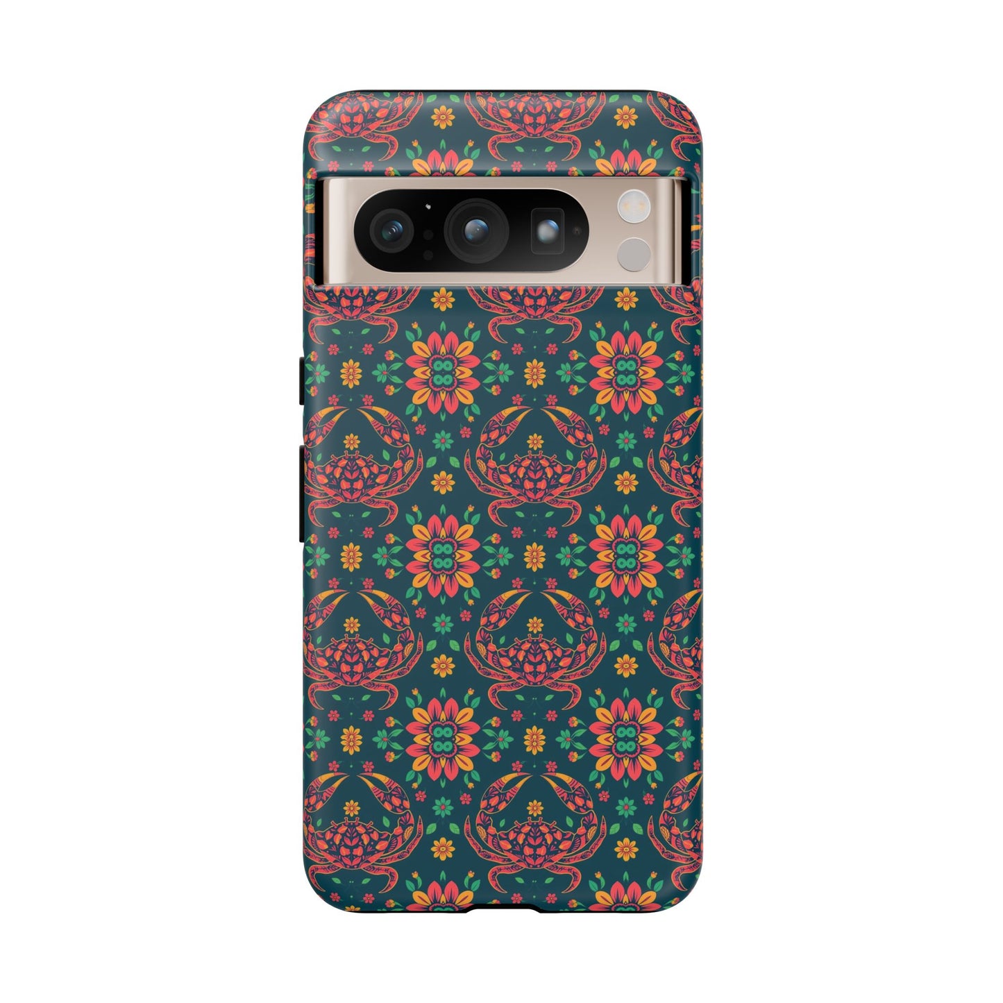 Tough Cases, Cancer, Zodiac v4, Flower Pattern