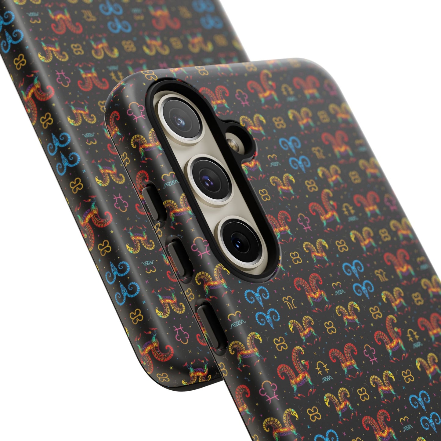 Tough Cases, Aries, Zodiac v1, Metal Pattern