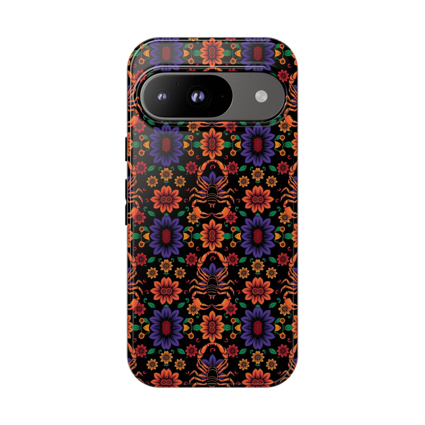 Tough Cases, Scorpio, Zodiac, Flower Pattern