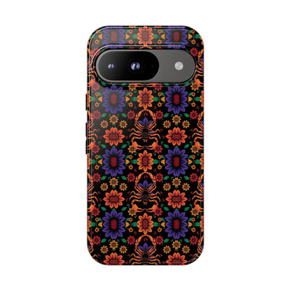Tough Cases, Scorpio, Zodiac, Flower Pattern