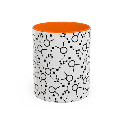 Accent Coffee Mug with the Taurus Zodiac sign (11, 15oz)