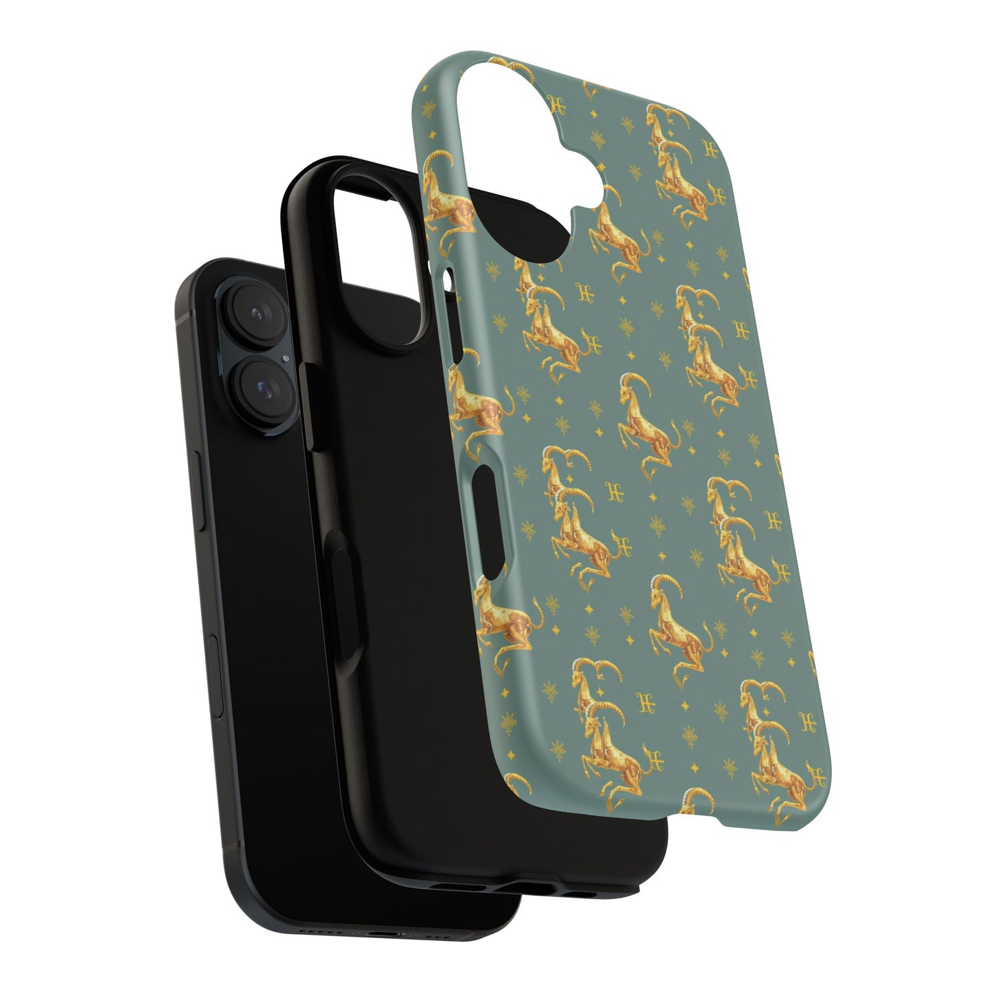 Tough Cases, Capricorn, Zodiac v1, Metal Pattern