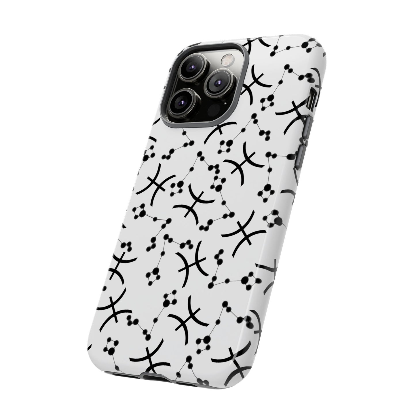 Tough Cases with the Pisces Zodiac sign for iPhone, Samsung Galaxy, and Google Pixel devices