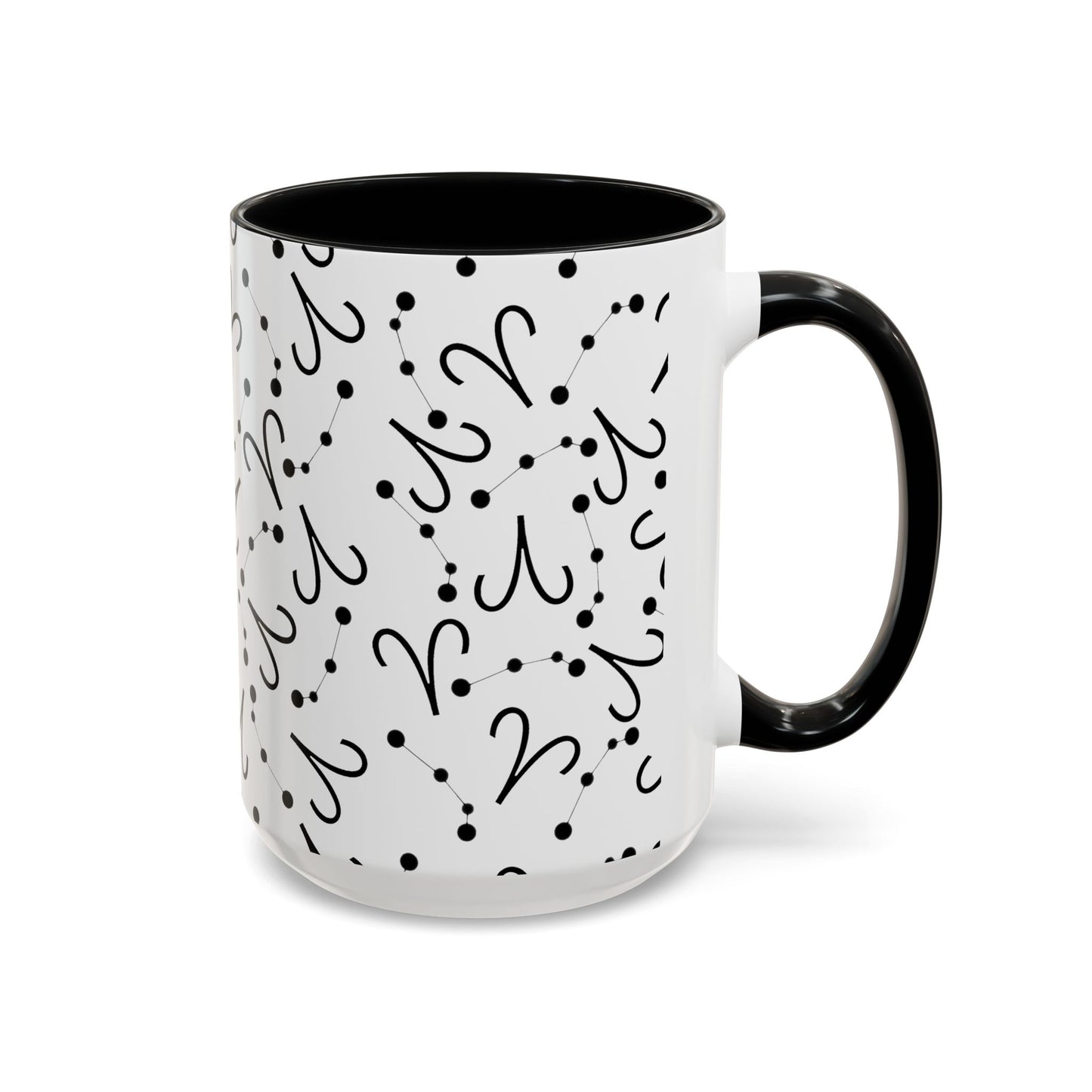 Accent Coffee Mug with the Aries sign (11, 15oz)