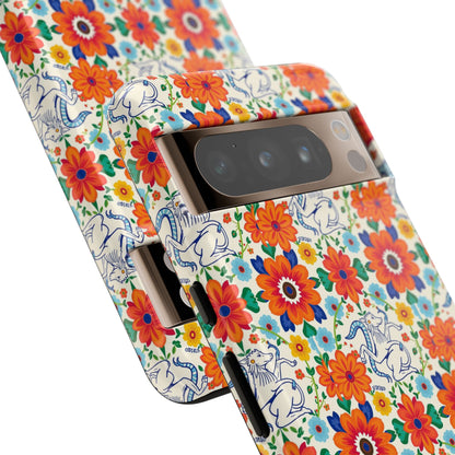 Tough Cases, Virgo, Zodiac v4, Flower Pattern