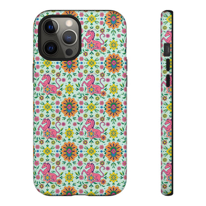 Tough Cases, Aquarius, Zodiac, Flower Pattern