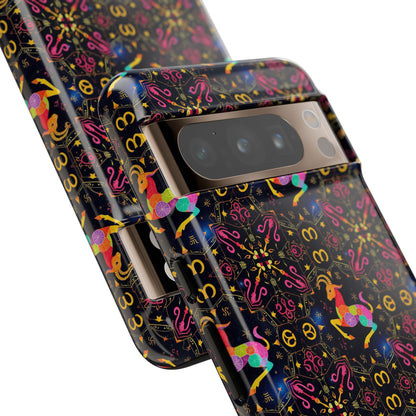 Tough Cases, Capricorn, Zodiac v2, Metal Pattern