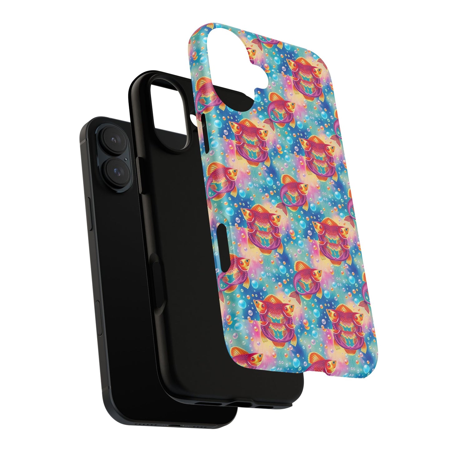 Tough Cases, Pisces, Zodiac v1, Bubble Pattern