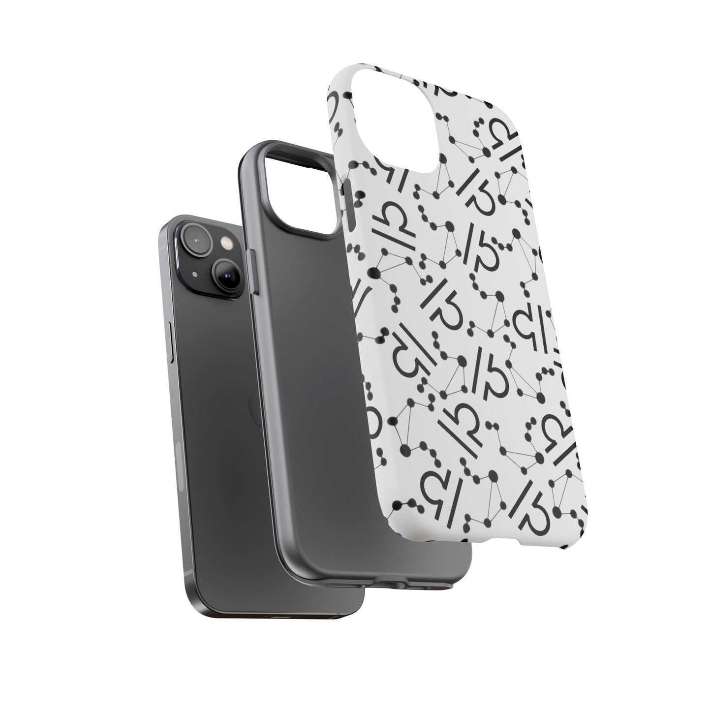 Tough Cases with the Libra Zodiac sign for iPhone, Samsung Galaxy, and Google Pixel devices