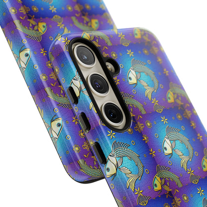 Tough Cases, Pisces, Zodiac v2, Metal Pattern