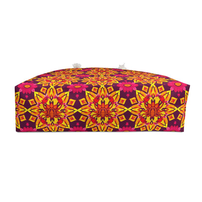 Weekender Bag, Scorpio, Zodiac v1, Flower Pattern