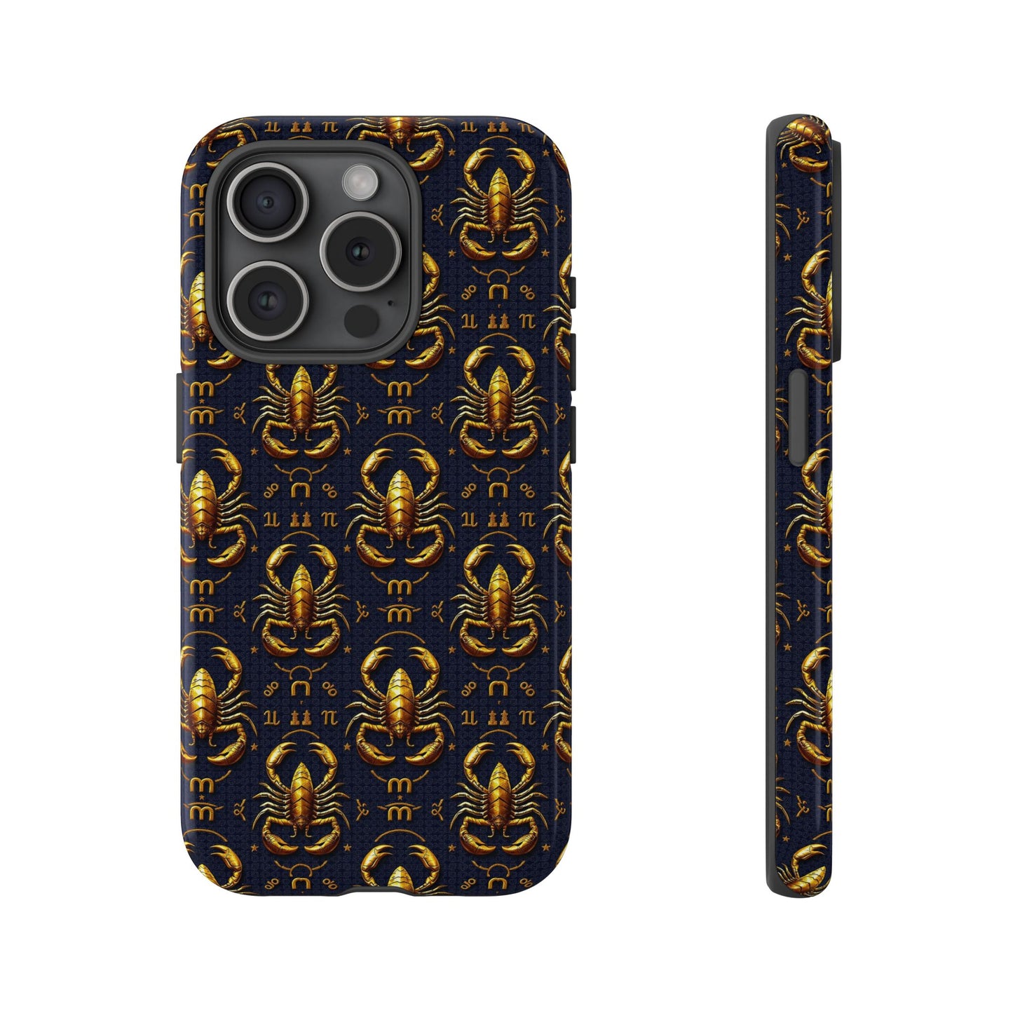 Tough Cases, Scorpio, Zodiac, Metal Pattern
