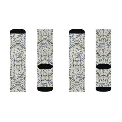 Sublimation Socks, Sagittarius, Zodiac v1, Pattern