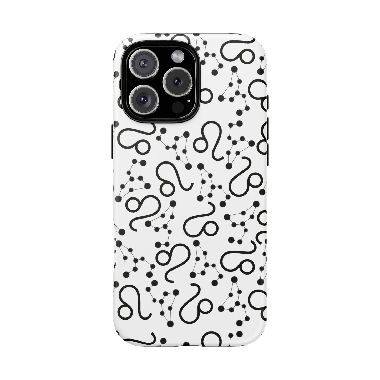 Tough Cases with the Leo Zodiac sign for iPhone, Samsung Galaxy, and Google Pixel devices