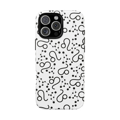 Tough Cases with the Leo Zodiac sign for iPhone, Samsung Galaxy, and Google Pixel devices